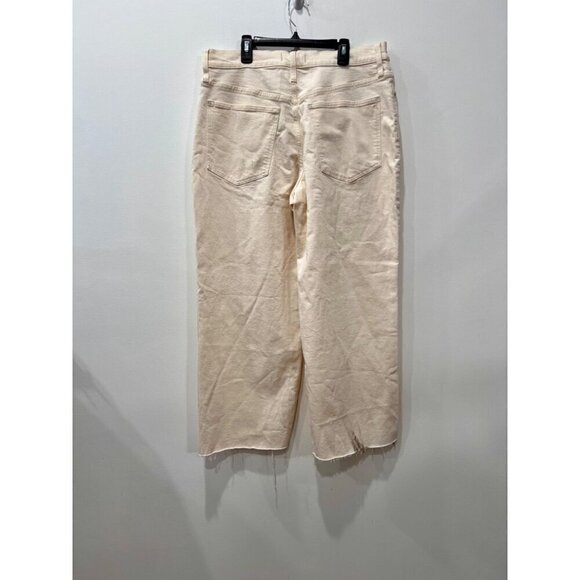New Madewell Women's Size 31 The Perfect Vintage Wide-Leg Crop Jean *Stains* - Picture 15 of 16